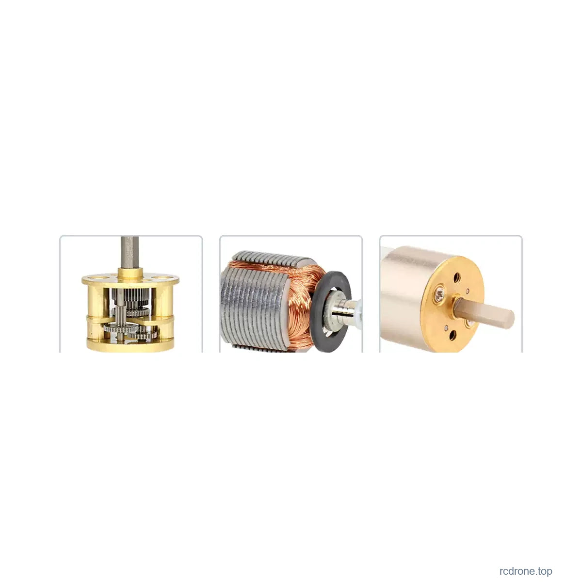 All-metal gears,copper winding and D-shaped shaft