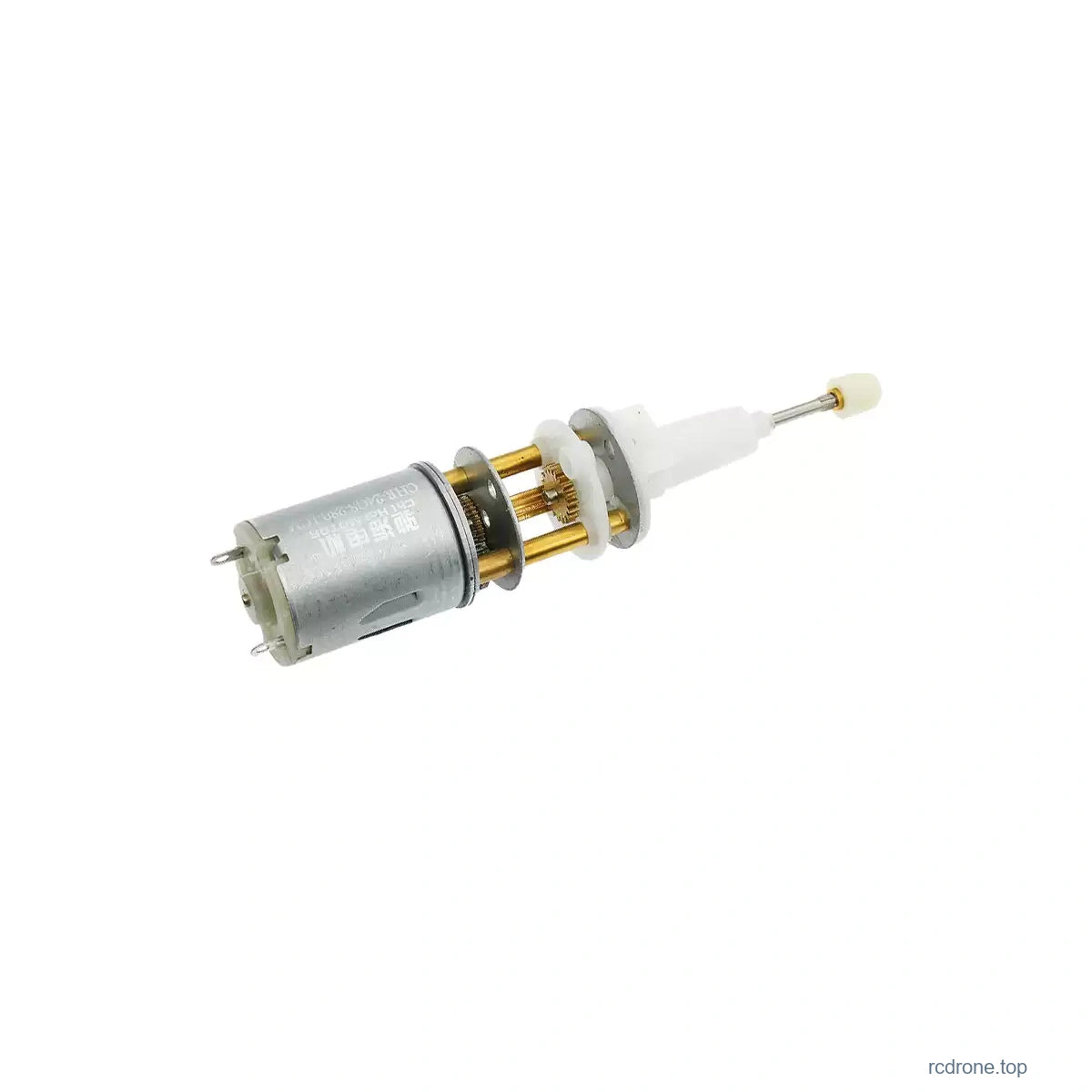 Alternate view of copper-wound motor and reciprocating gearbox