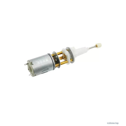 Alternate view of copper-wound motor and reciprocating gearbox