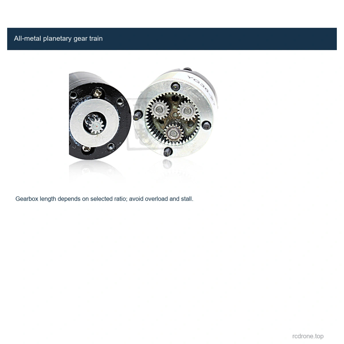 All-metal planetary gear train