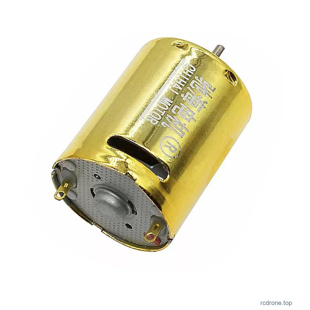 CHIHAI MOTOR gold 370 motor, rear view