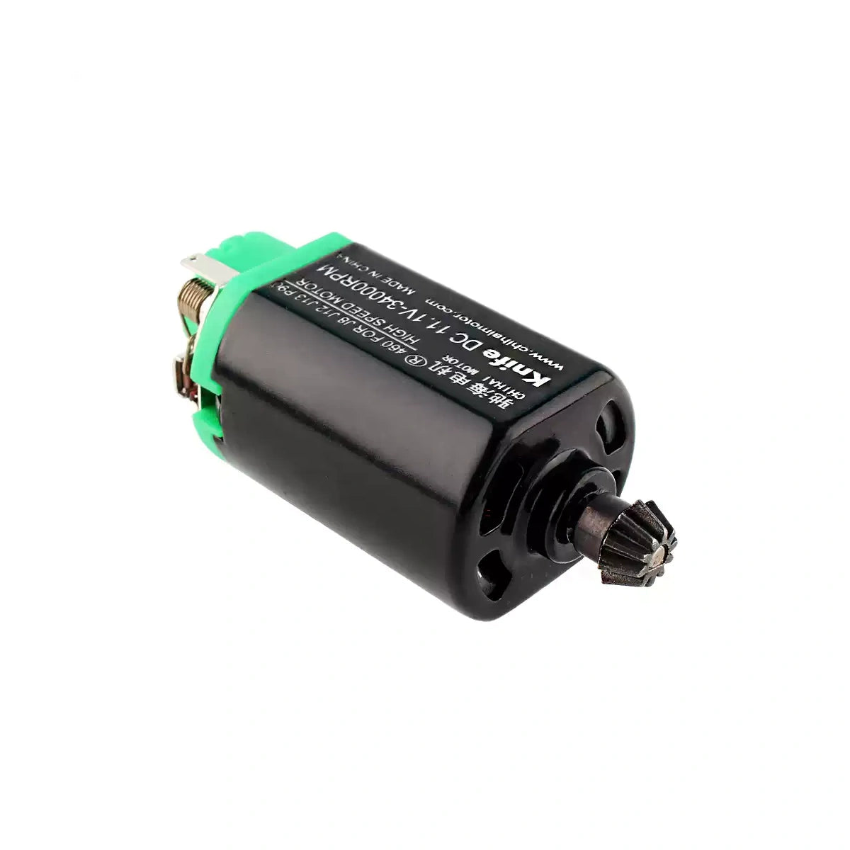 No.8 short-shaft Green Demon motor with powder-alloy pinion