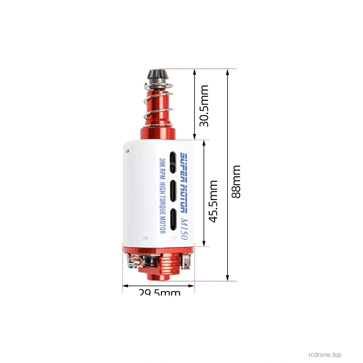 7 - N35 Red Long Shaft