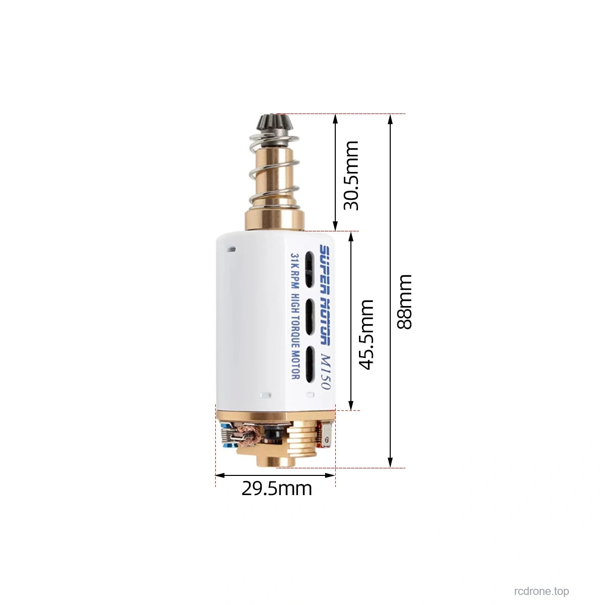 8 - N35 Gold Long Shaft