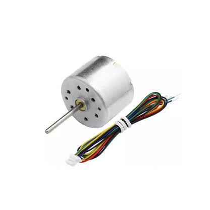 Motor and five-wire lead