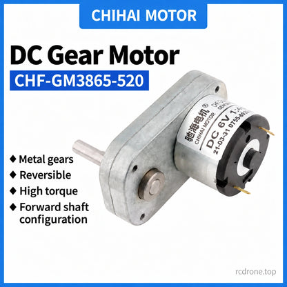 CHF-GM3865-520 metal-geared DC motor overview