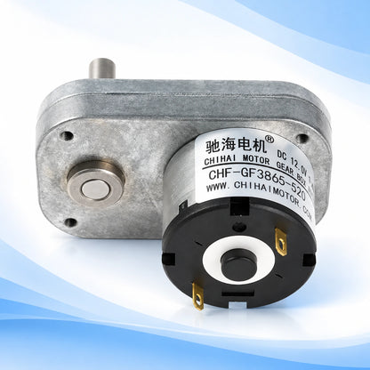 Rear brush cap and motor terminals