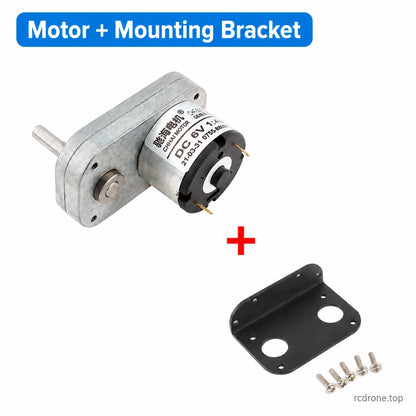 Motor + Mounting Bracket package contents