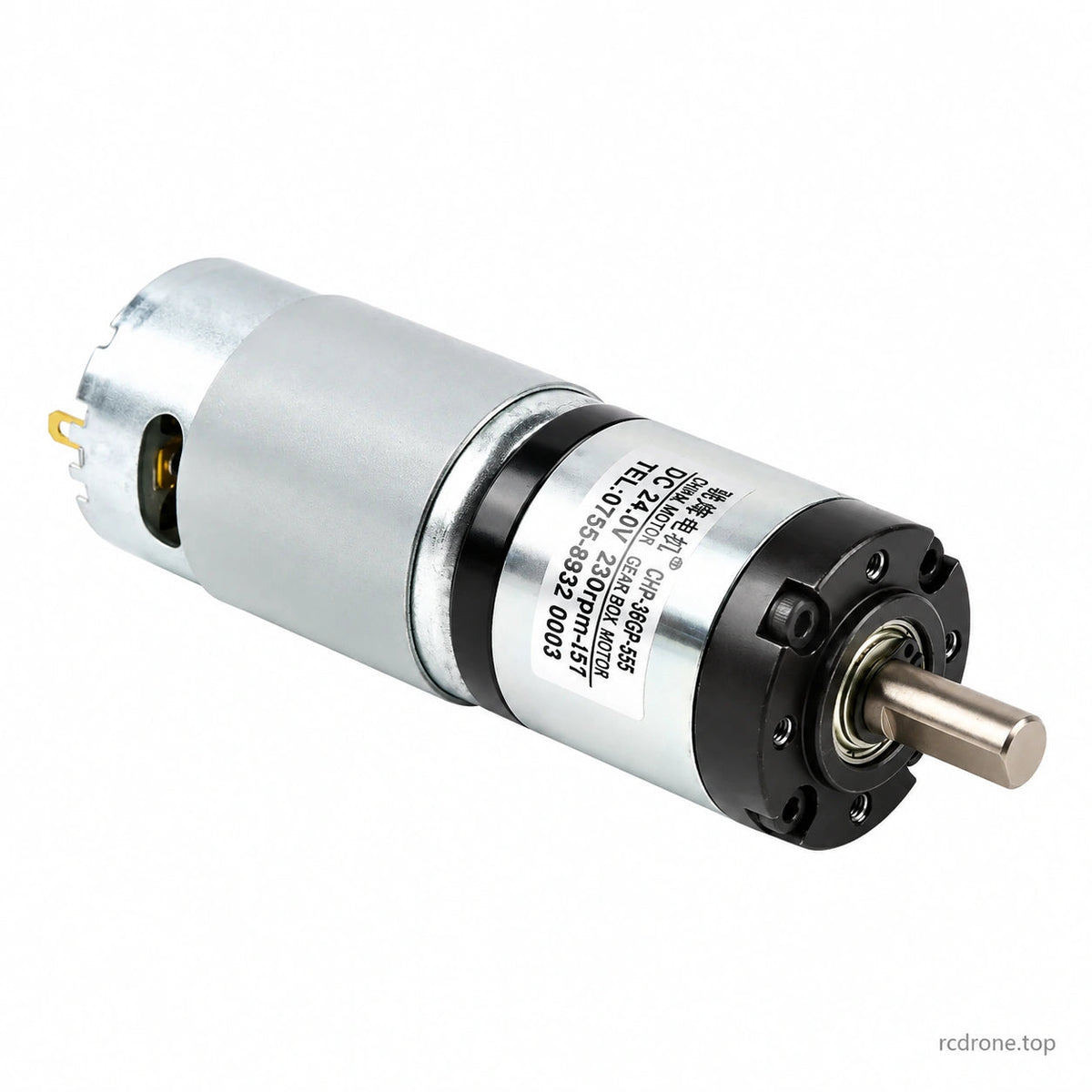 Planetary motor front oblique view