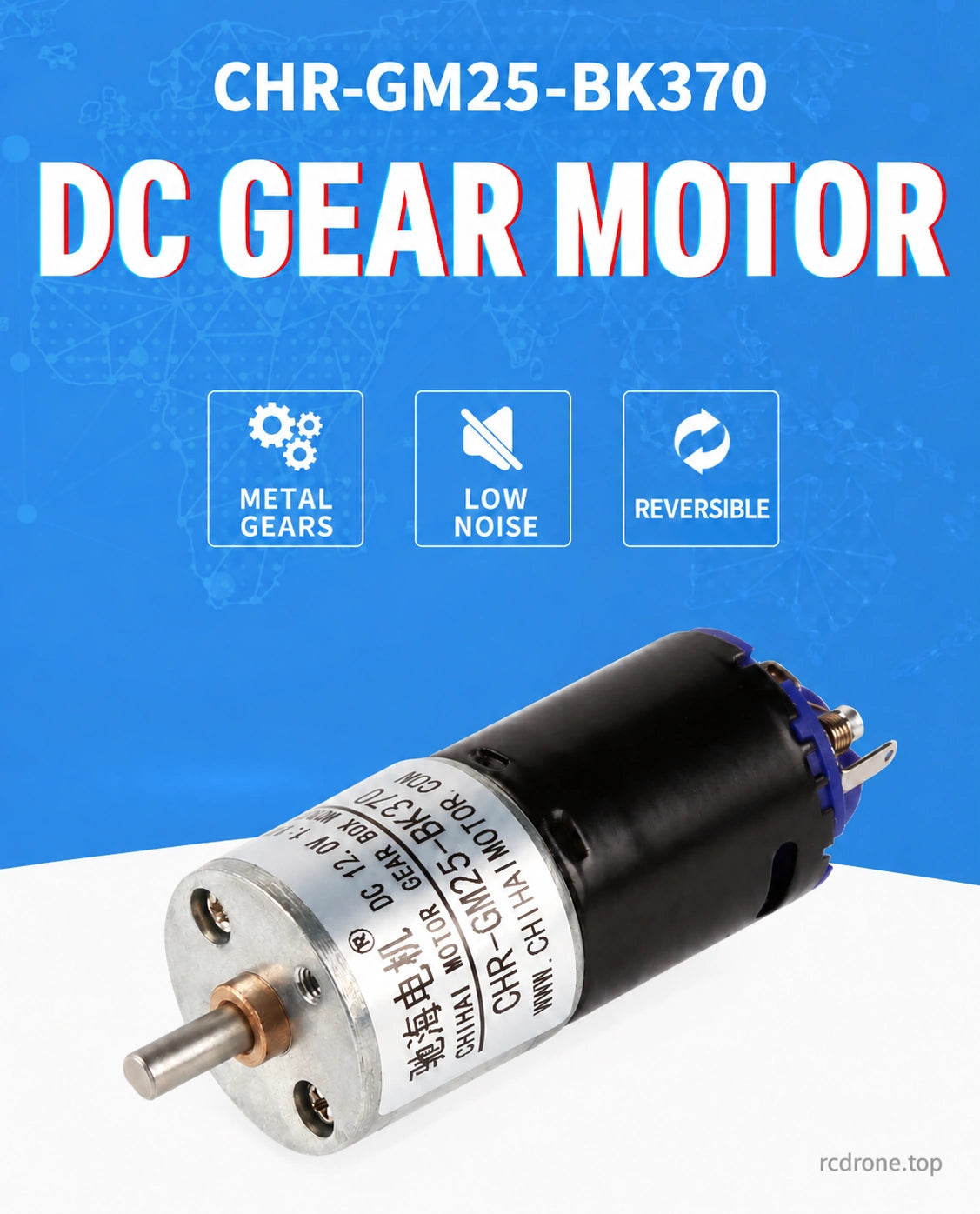 CHR-GM25-BK370 motor overview