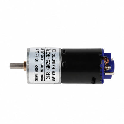 CHR-GM25-BK370 side view and output shaft