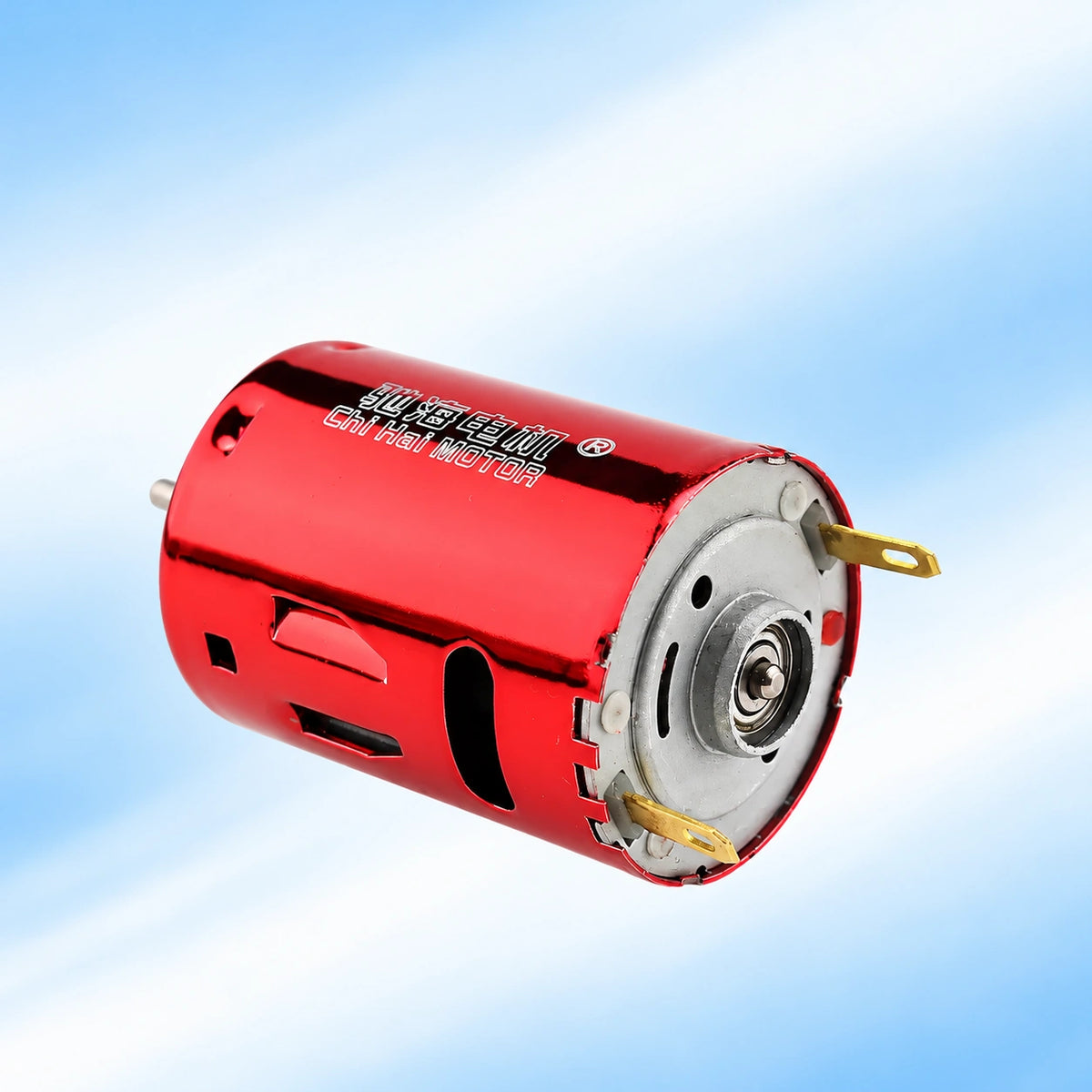 Rear bearing and motor-terminal view