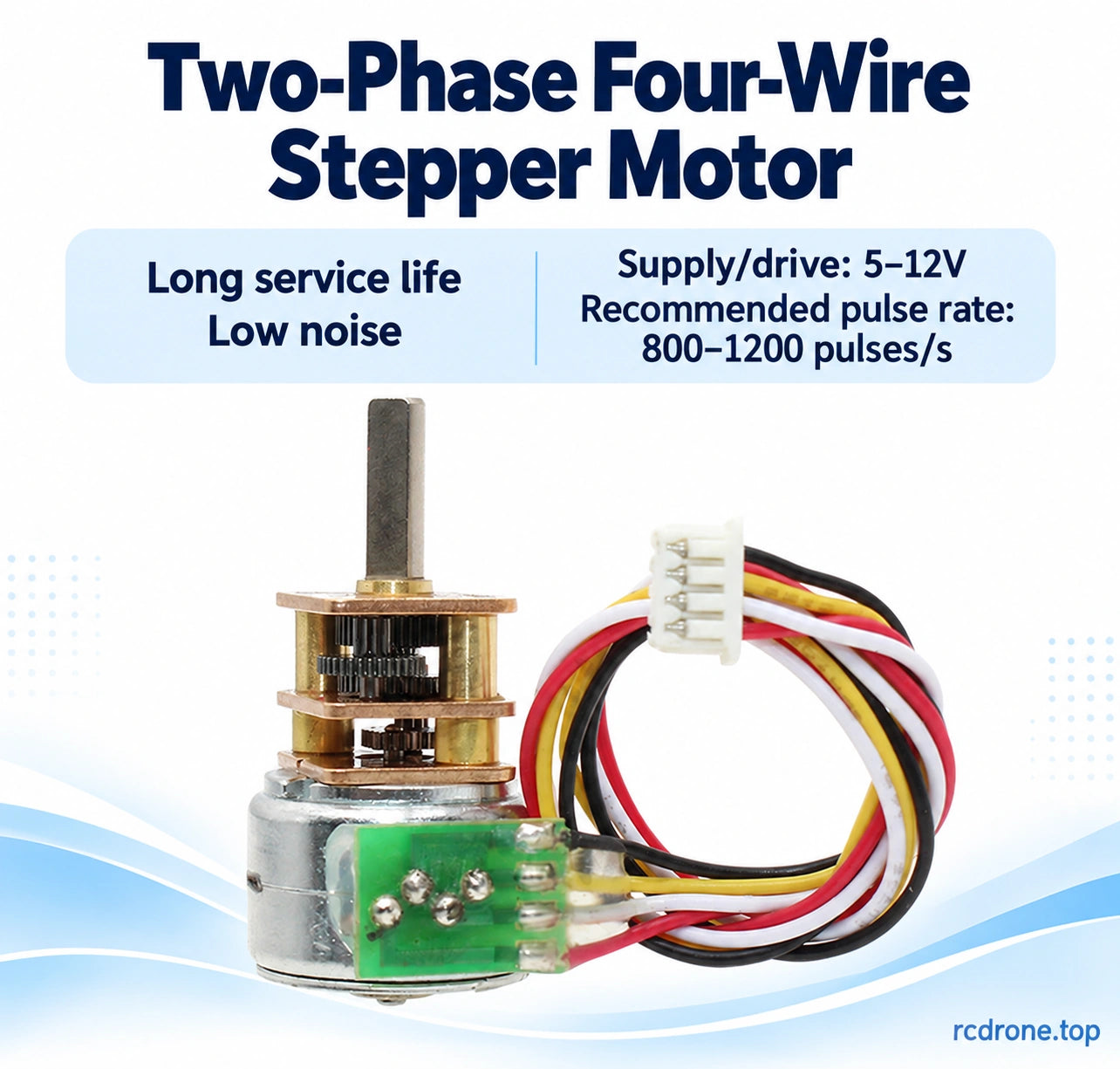 Two-phase four-wire stepper and pulse-rate reference