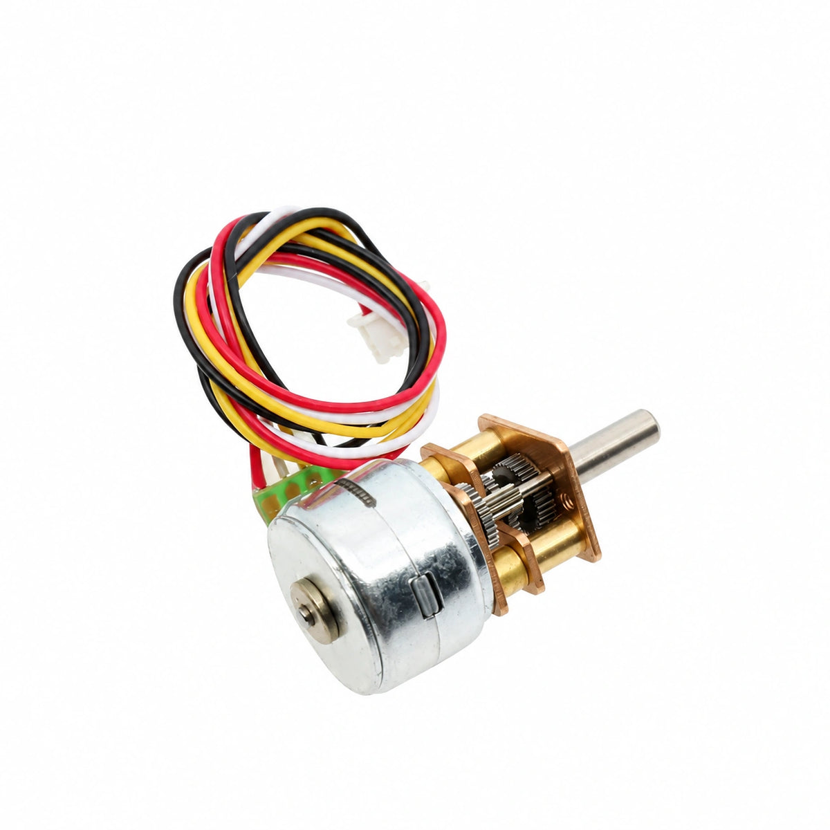 CHS-GM12-15BY reverse-angle motor, lead and connector photograph