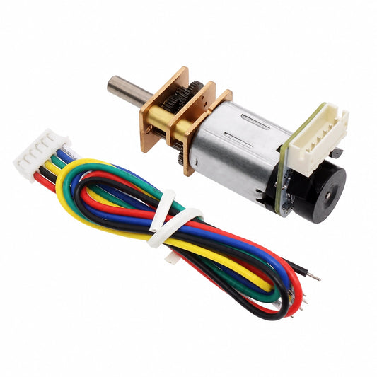 GM12-N20 Hall-encoder gear motor with matching cable — motor-only package reference