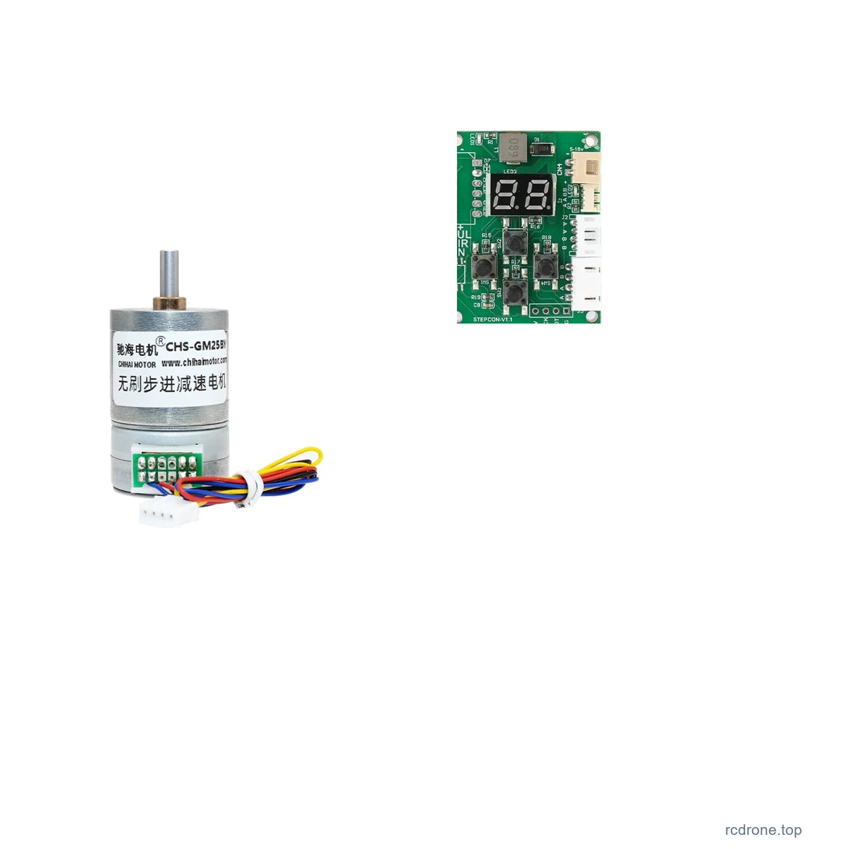 Motor + Driver; one CHS-GM25-25BY motor