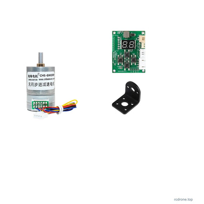 Motor + Bracket + Driver; one CHS-GM25-25BY motor