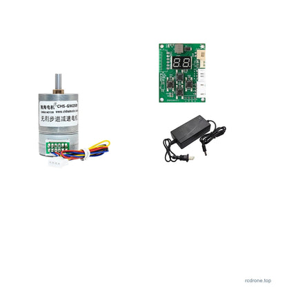 Motor + Power Supply + Driver; one CHS-GM25-25BY motor