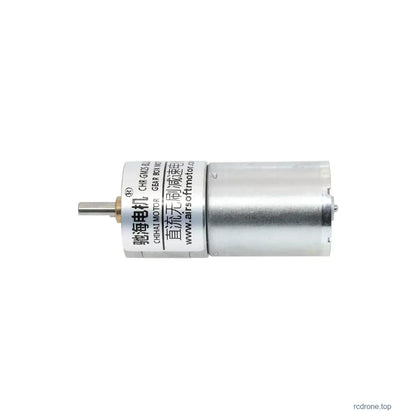 Motor side view and output-shaft profile