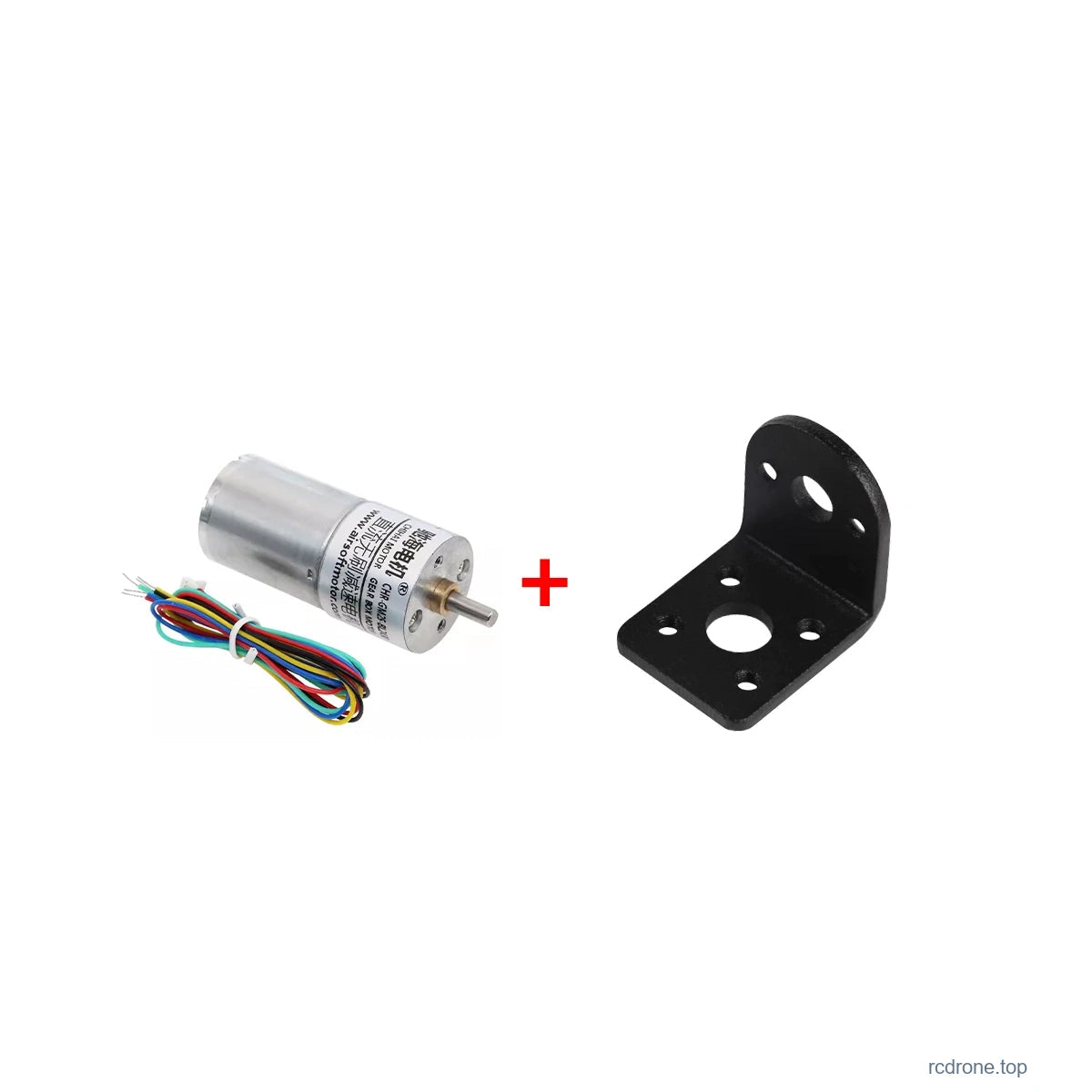 Motor and mounting bracket package