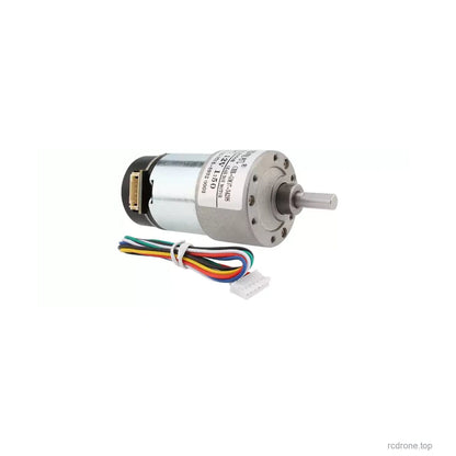 Uncovered Hall encoder motor reference view