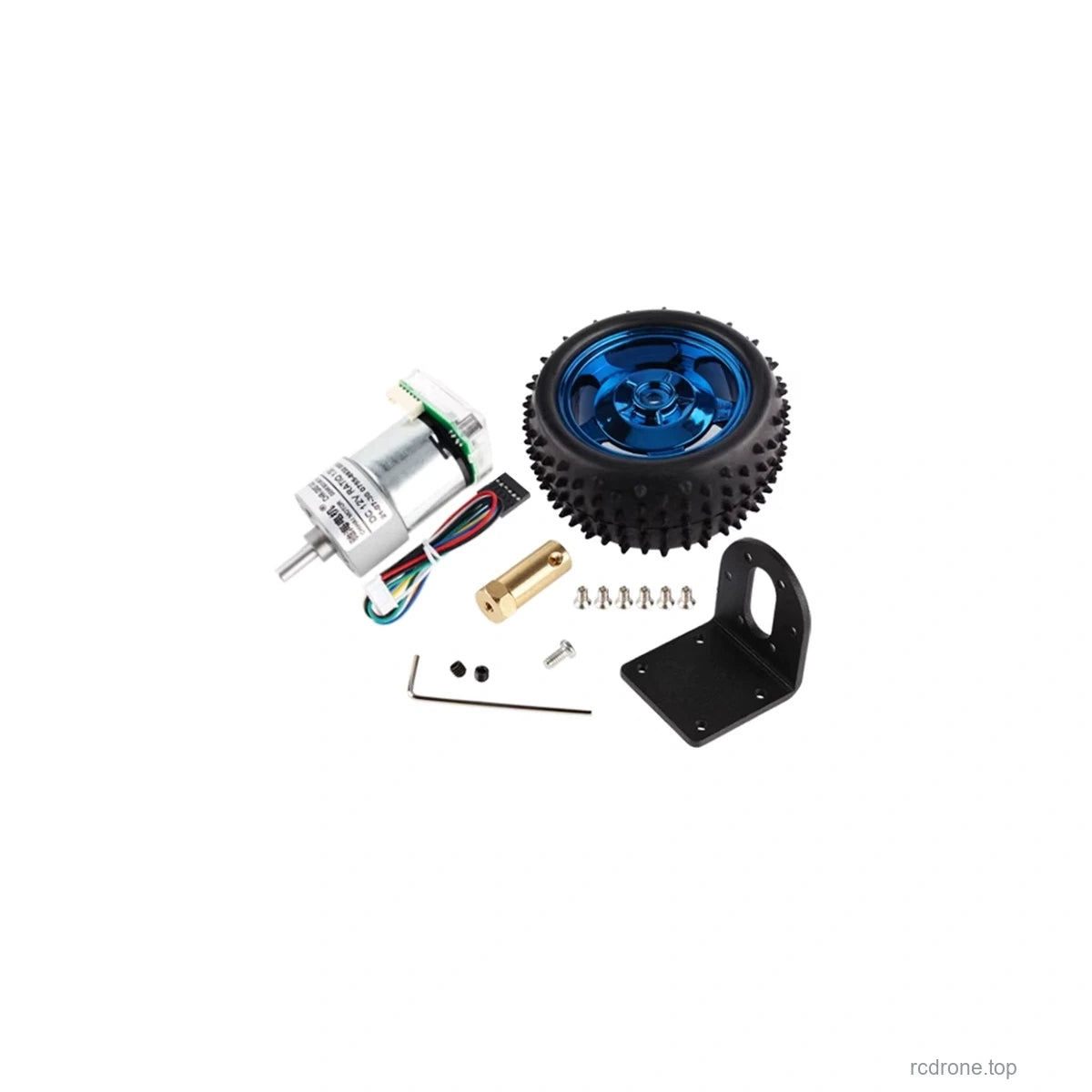 CHR-GM37-3429 Motor bracket and80 mm wheel kit actual package