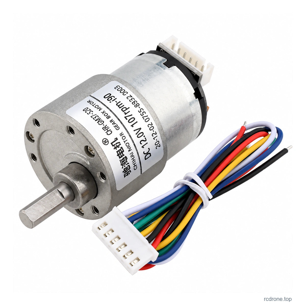 GM37-520 angled motor view