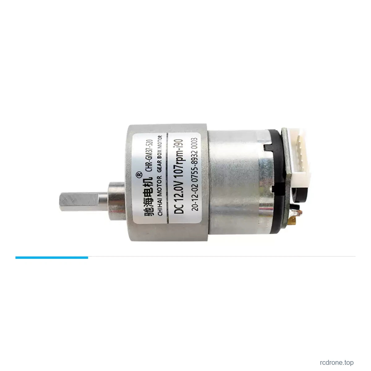 GM37-520 motor side view