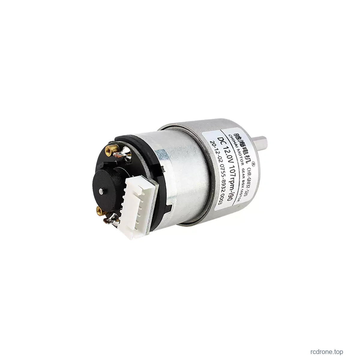 GM37-520 metal gearbox and encoder motor overview