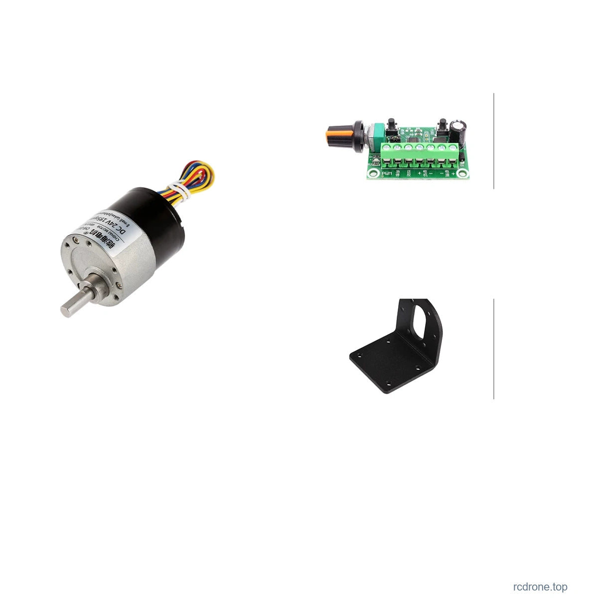 Motor + PWM Controller + Bracket