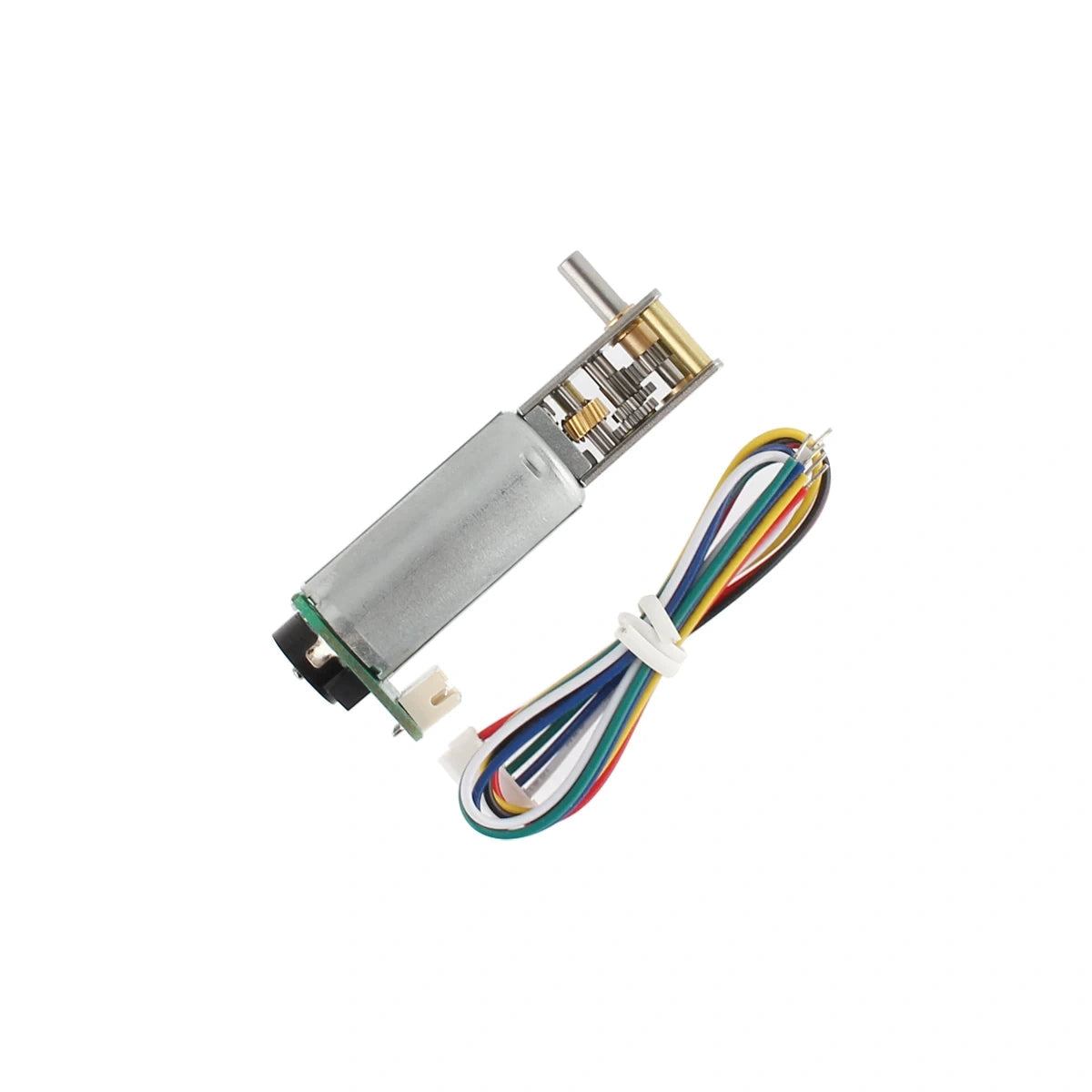 CHF-GW12T-050ABHL Hall encoder motor and lead; Connector away from output shaft