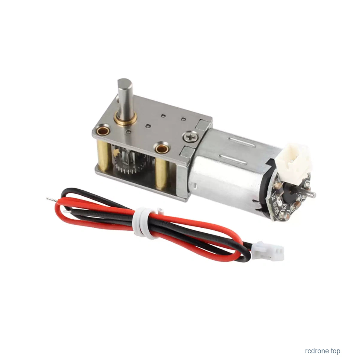 Optional solder-free connection board and lead with motor