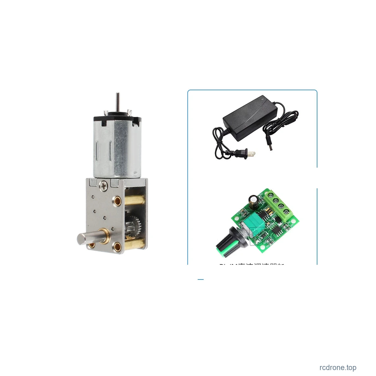 Package: Motor + Supply + Mini Controller