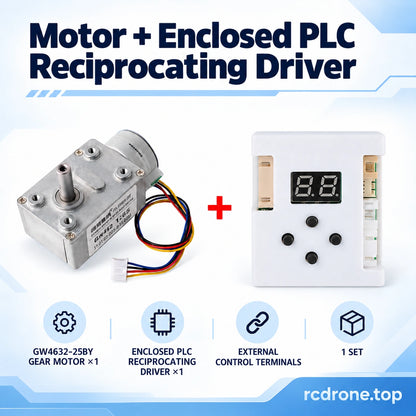 GW4632-25BY motor and enclosed PLC-control driver package