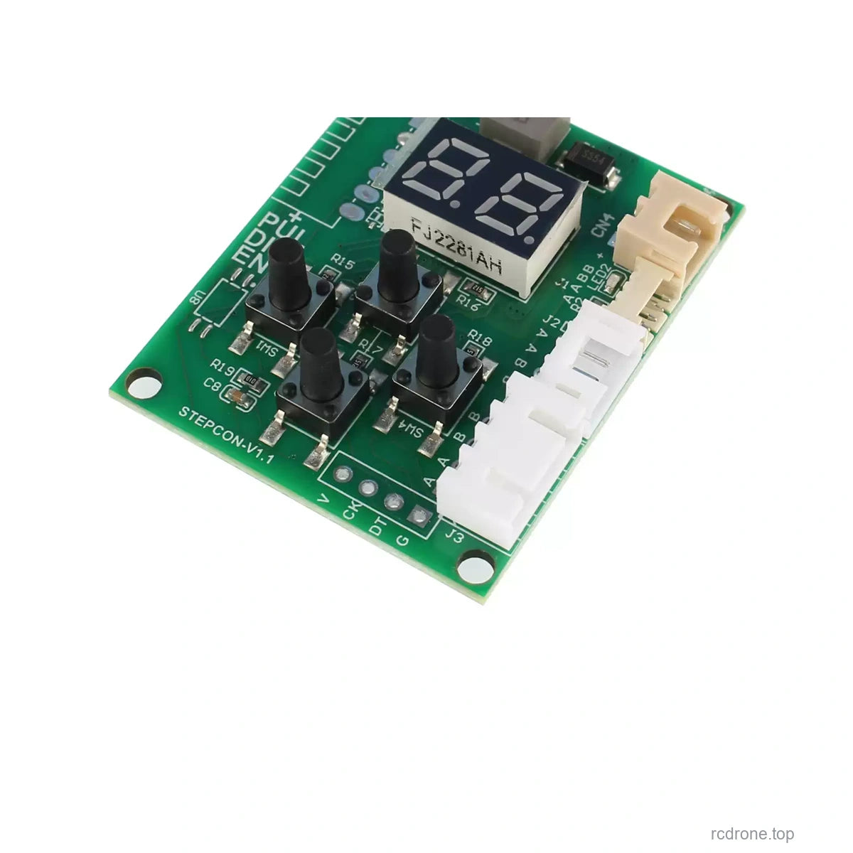 CHIHAI stepper driver bare controller angled view