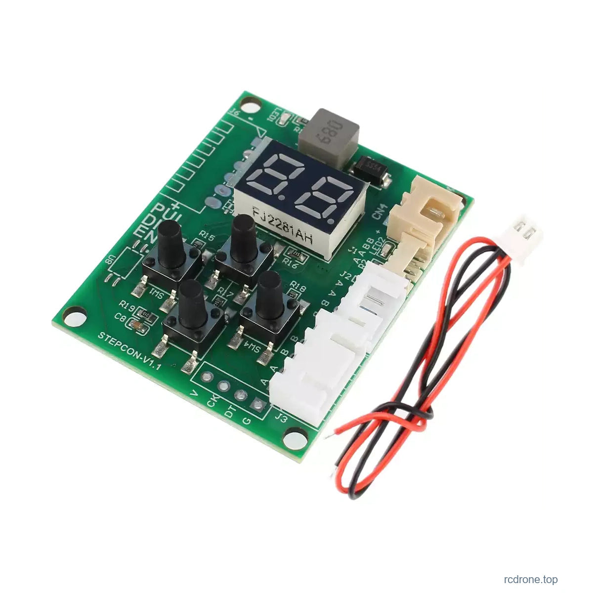 Standard stepper driver with power connection lead