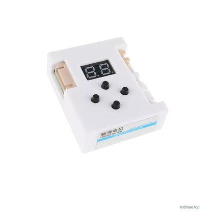 Enclosed push-button driver with display and four buttons