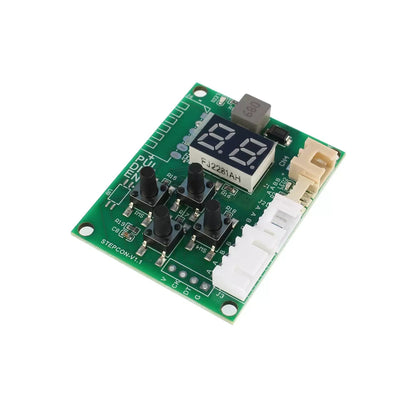 Standard push-button stepper driver without PLC control port