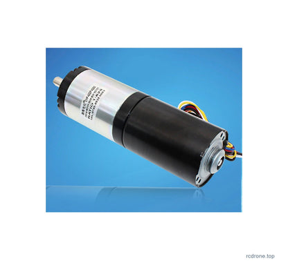 42GP-BLDC4260 motor reference photo; selected ratio determines gearbox length