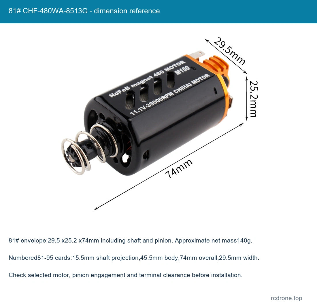 81# CHF-480WA-8513G - dimension reference