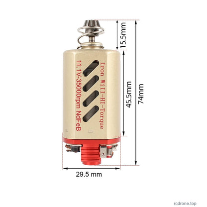 89# short-shaft480 motor with complete original dimension references in mm