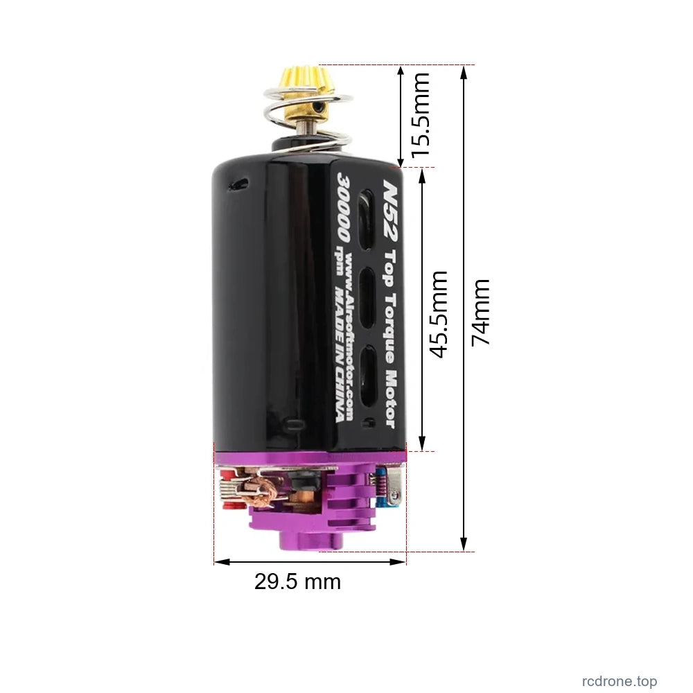 90# short-shaft480 motor with complete original dimension references in mm