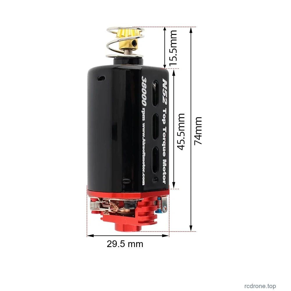 91# short-shaft480 motor with complete original dimension references in mm