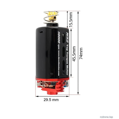 91# short-shaft480 motor with complete original dimension references in mm
