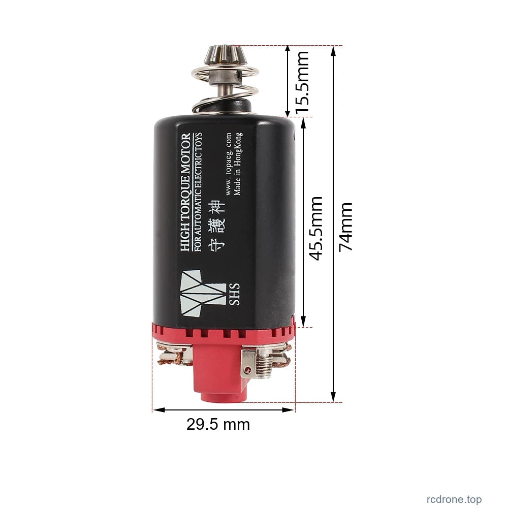 93# short-shaft480 motor with complete original dimension references in mm