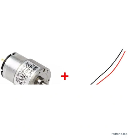 CHR-GM37-520 - Motor + Spade Terminal Lead
