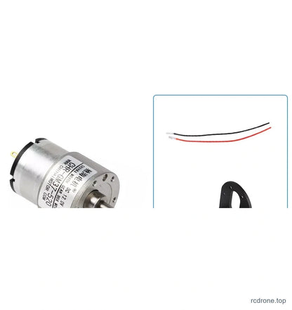 CHR-GM37-520 - Motor + Spade Lead + Bracket