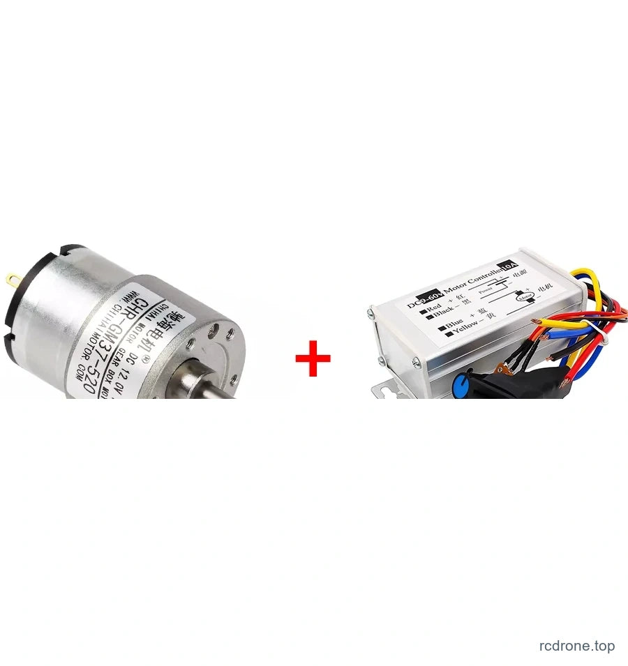 CHR-GM37-520 - Motor + Forward/Reverse Speed Controller