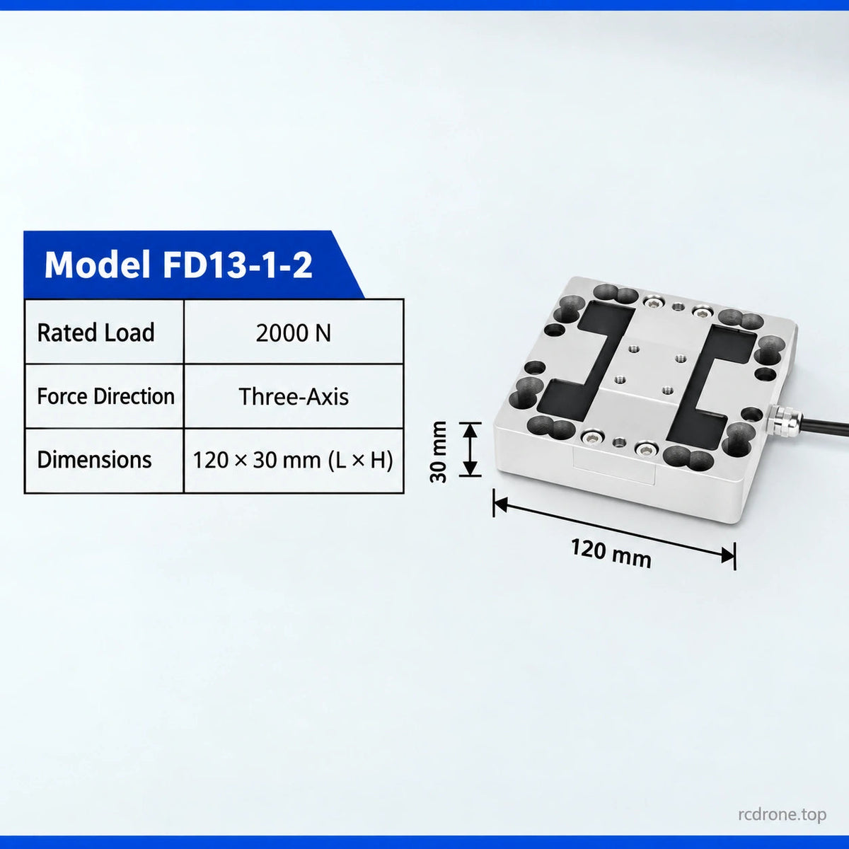FD13-1-2 / 2000 N per axis