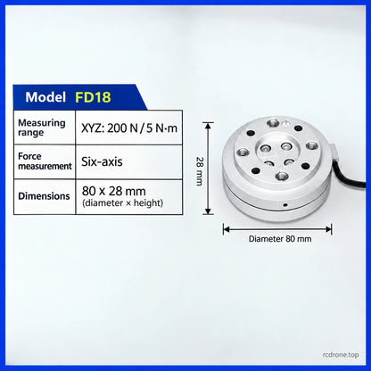 FD18 / 200 N per axis / 5 N·m